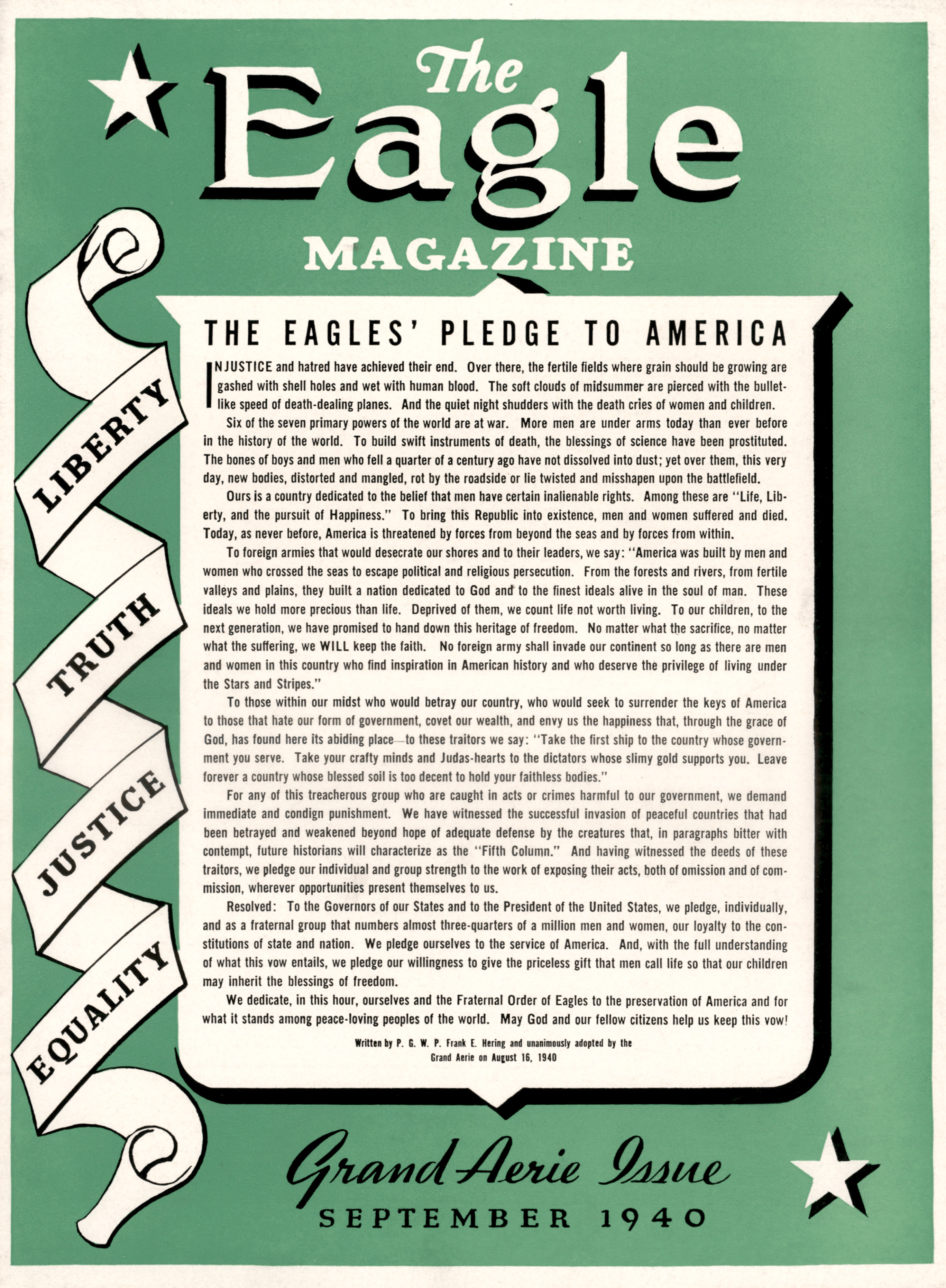 Eagle Magazine – September 1940