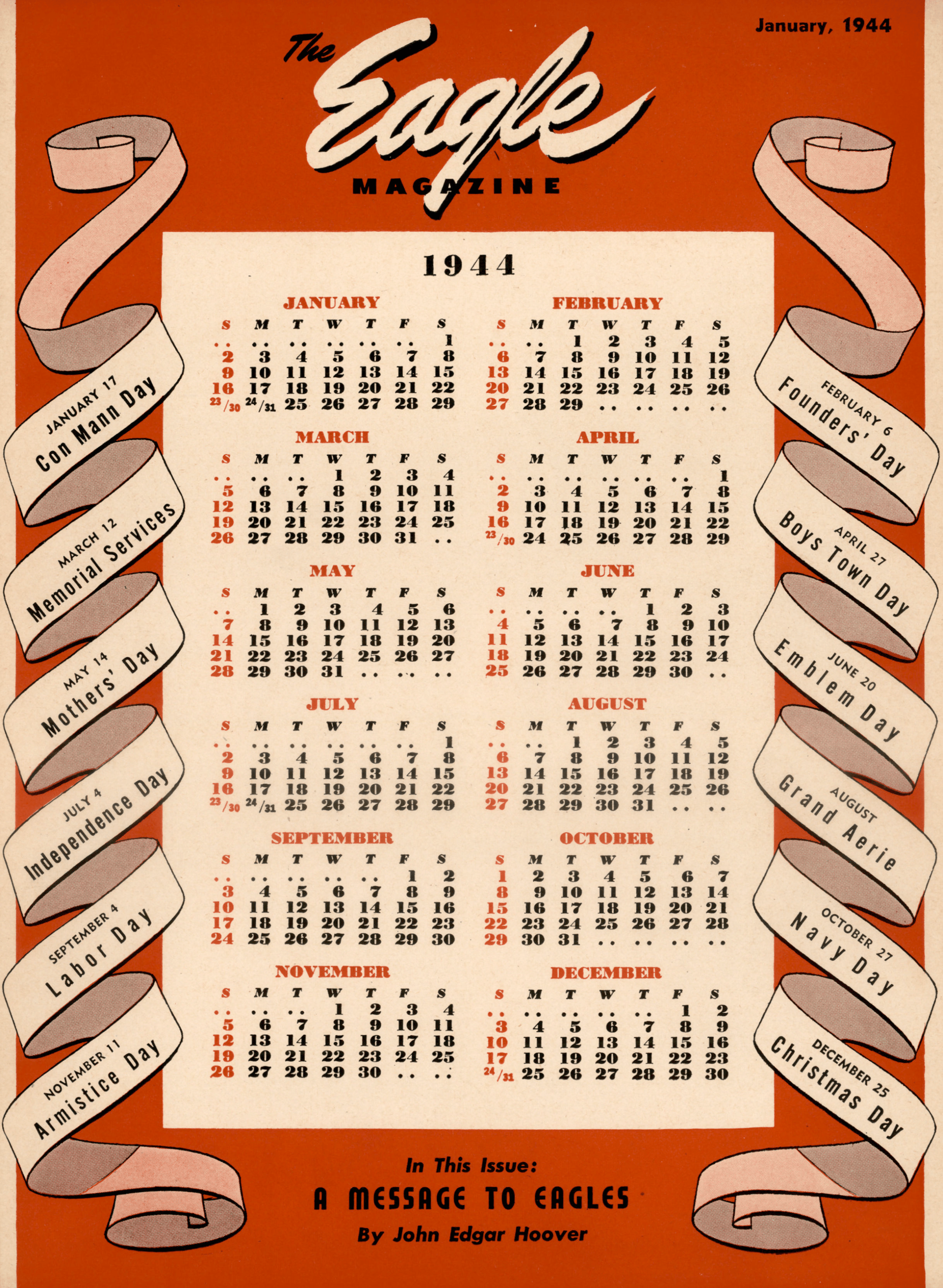 Eagle Magazine – January 1944